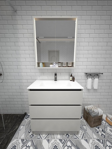 Colección Ballota - Mueble Serena - Color Gris Perla